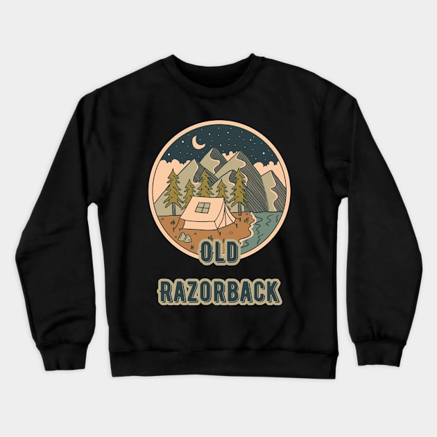 Old Razorback Mountain Crewneck Sweatshirt by Canada Cities